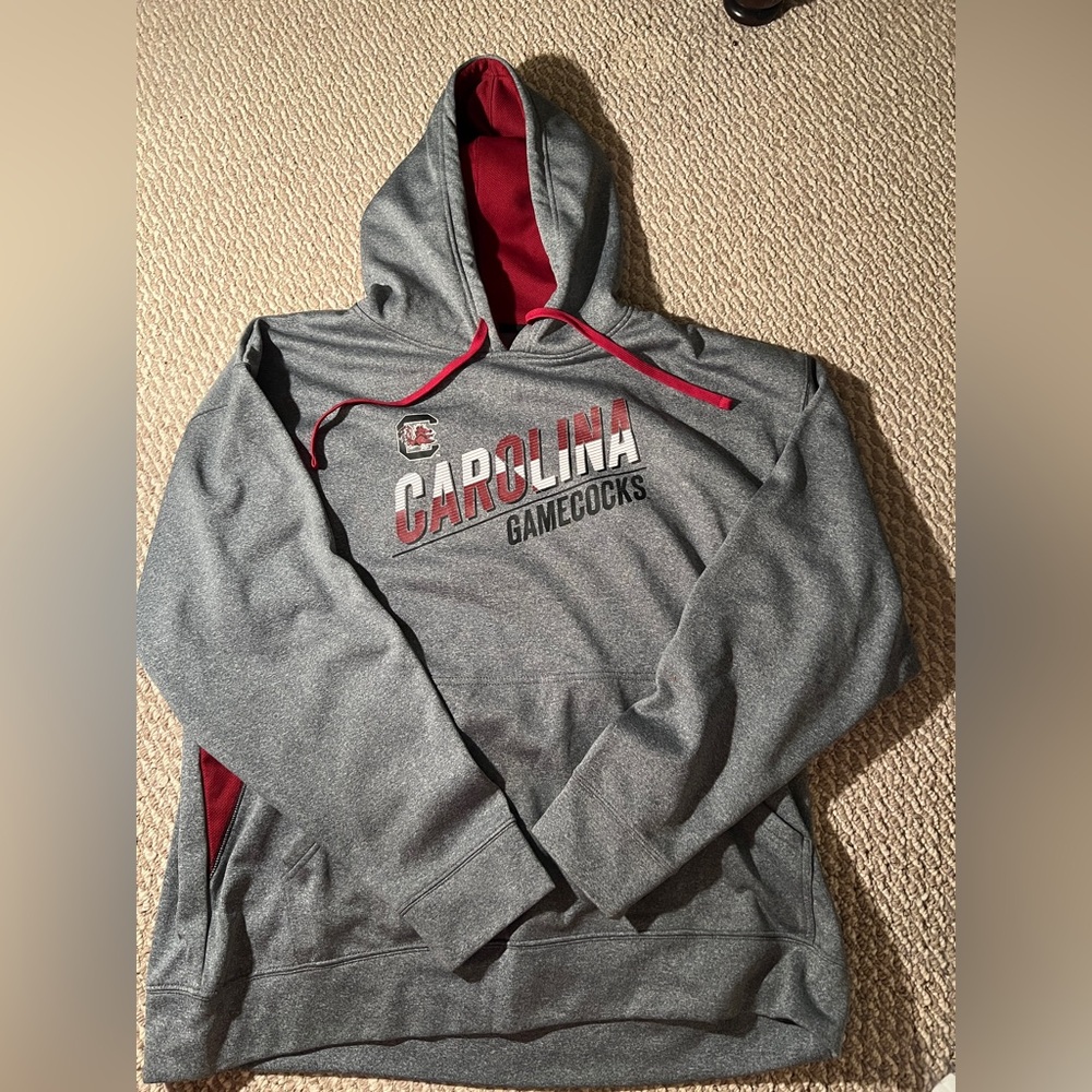Rivalry Threads 91 Men’s 2XL Gray University Of South Carolina Gamecocks Hoodie